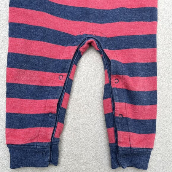 Gap Striped Pocket Romper 12-18 Months - Picture 5 of 6